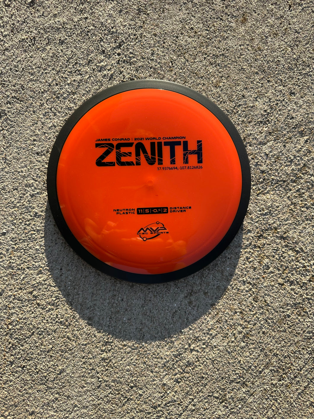 MVP Disc Sports Zenith Distance Driver 168g orange