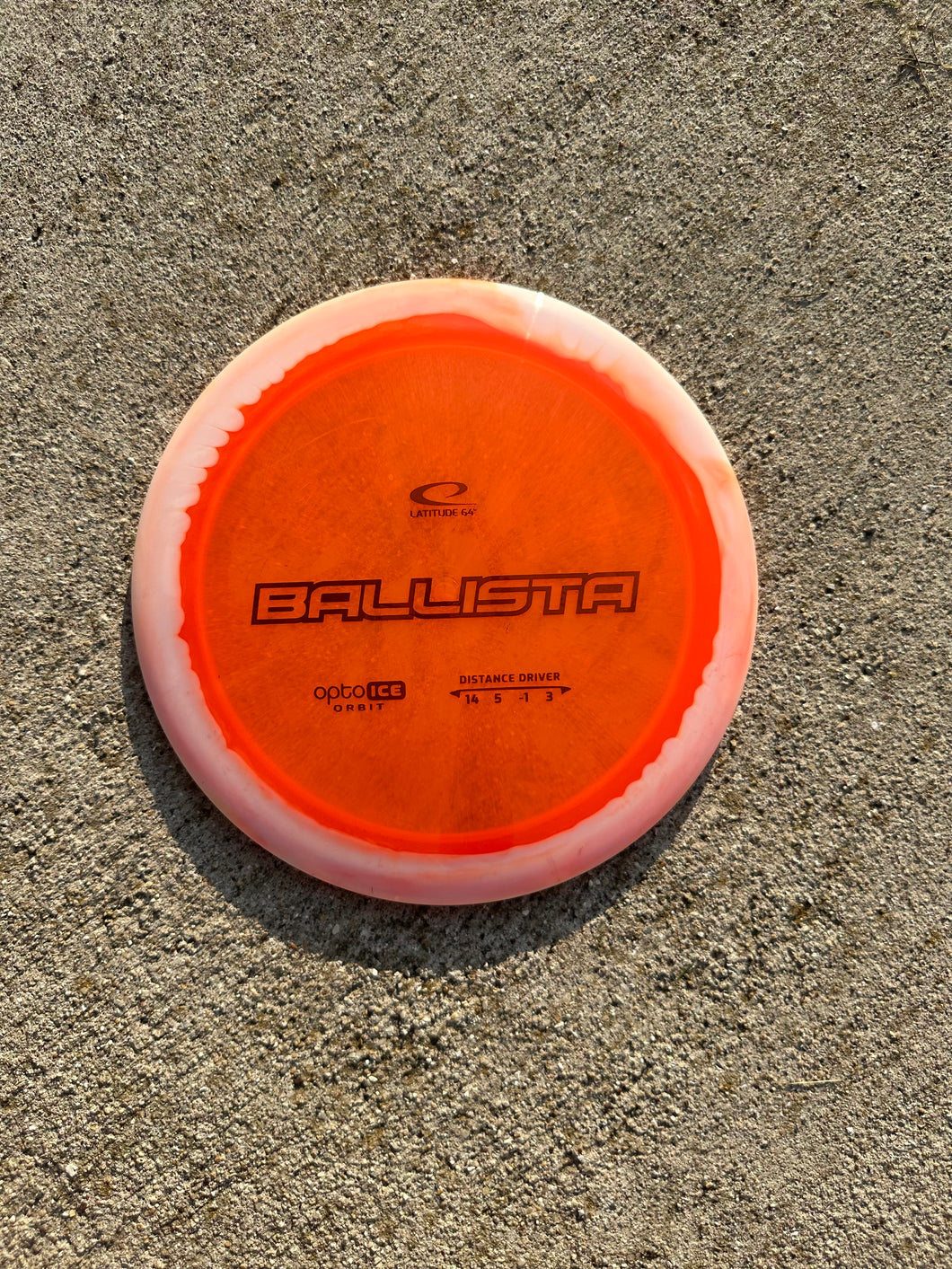 Latitude 64 Ballista Distance Driver 174g orange