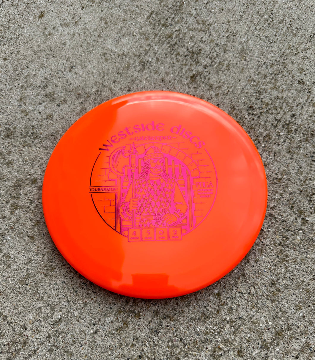 Westside discs Gatekeeper Midrange orange 178g