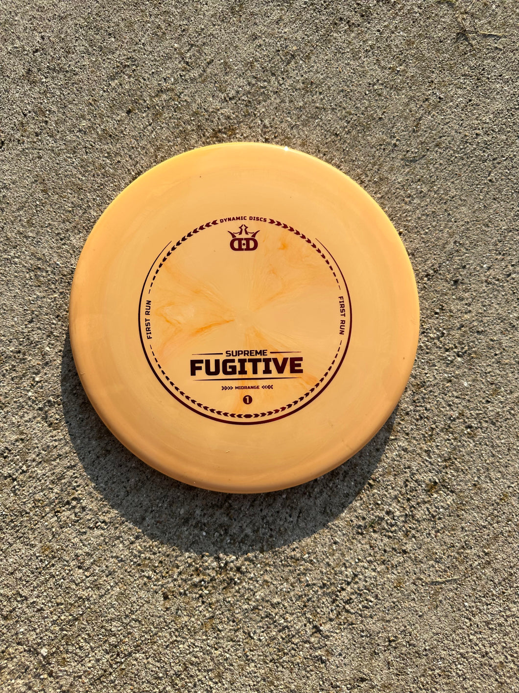 Dynamic Discs Fugitive Midrange 174 yellow