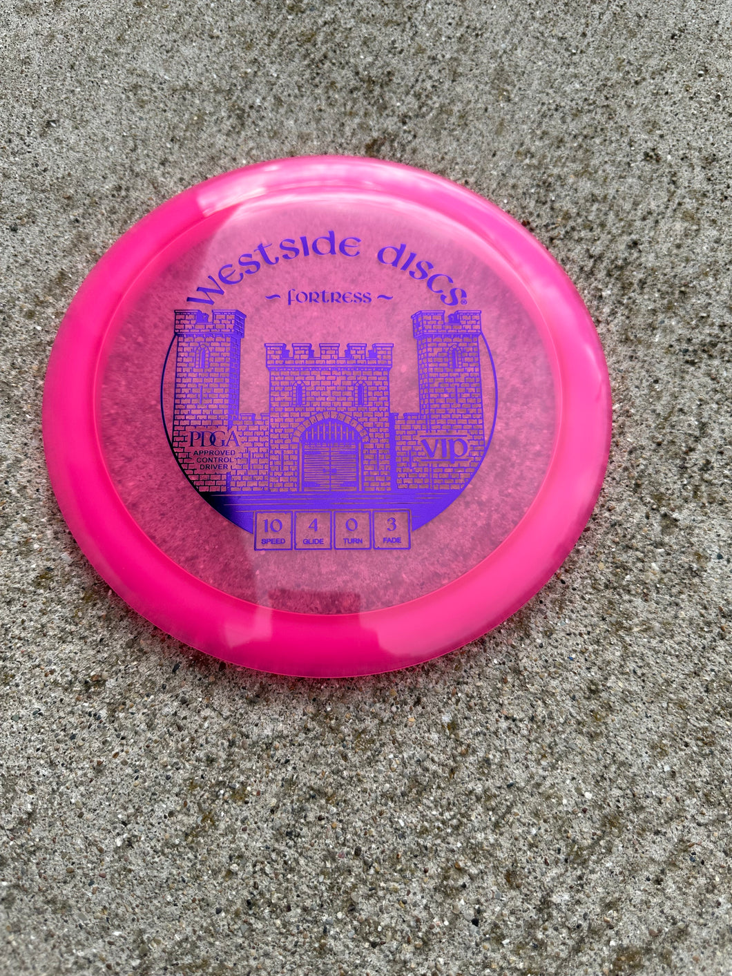 Westside discs Fortress Hybrid Driver pink 173g