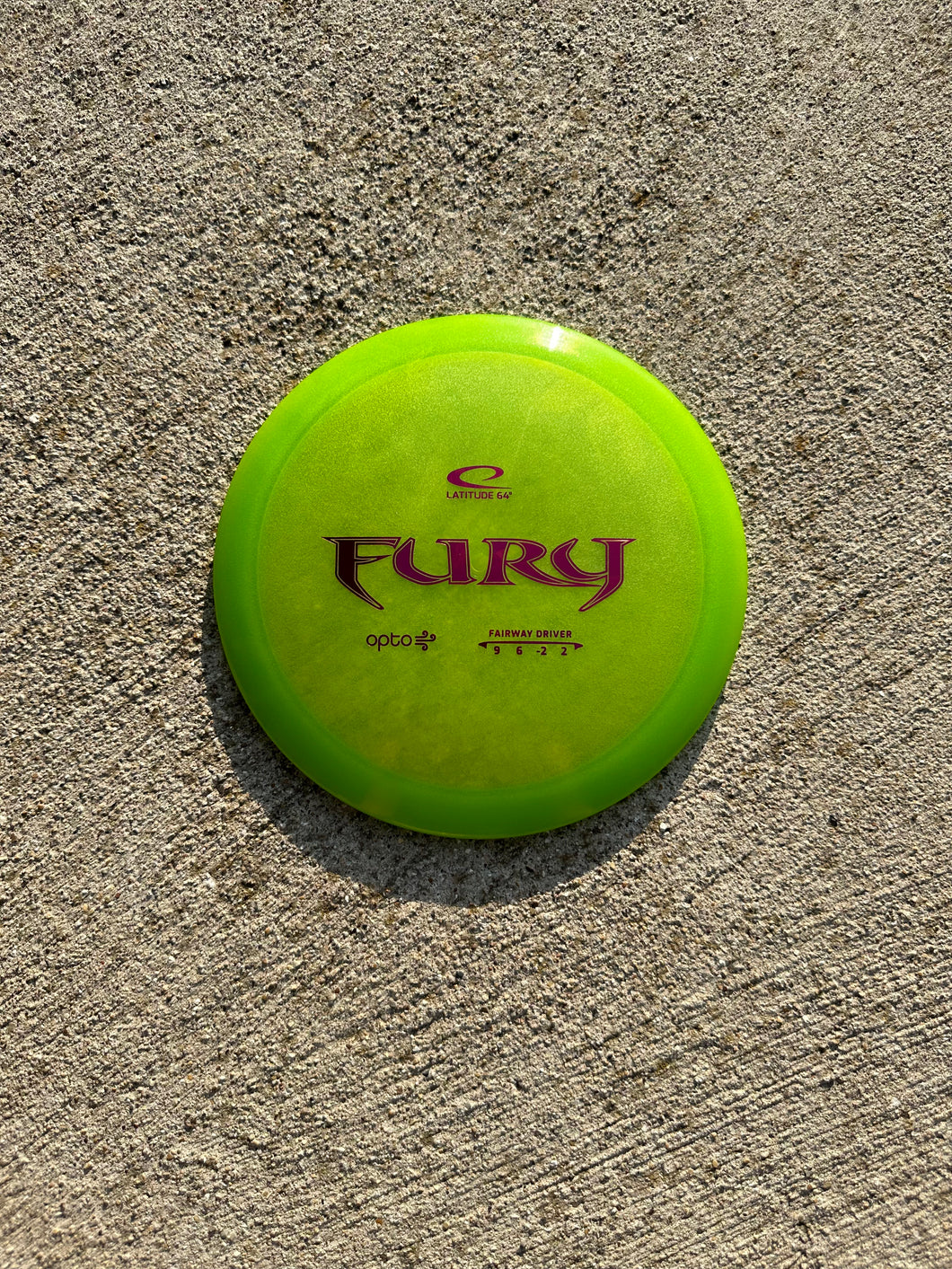 Latitude 64 Fury Fairway Driver green 154g