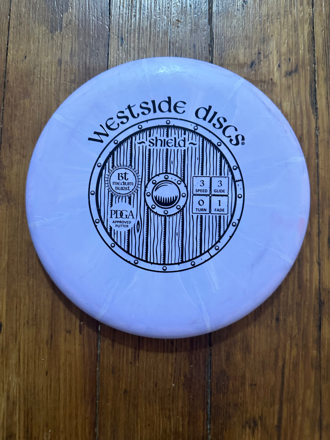 Westside discs Shield Putter purple 173g
